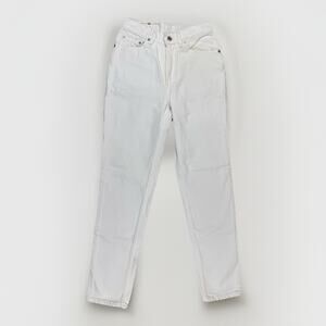 Vintage ‘94 Levi's 512 Jeans Womens 7 White Slim Fit Tapered Leg 90s Made in USA